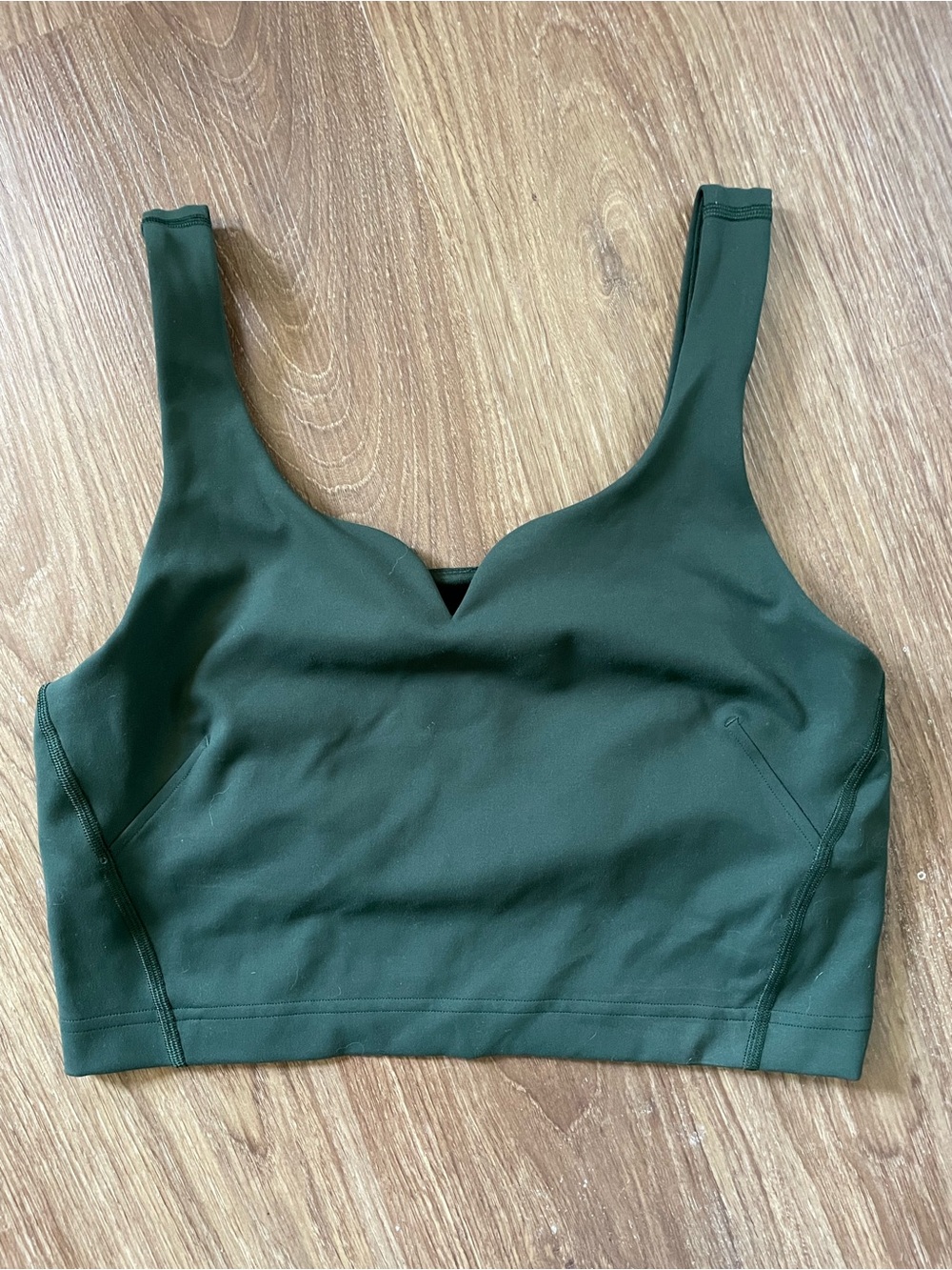 lululemon Wunder Train Sweetheart Neck Tank Top — Forest Green